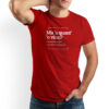 T-Shirt Red "How much do you cost?" Not4U, Guapparia