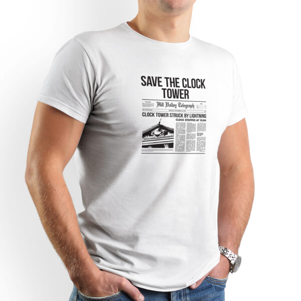 T-Shirt White "Ritorno al Futuro" Not4U, Moovie